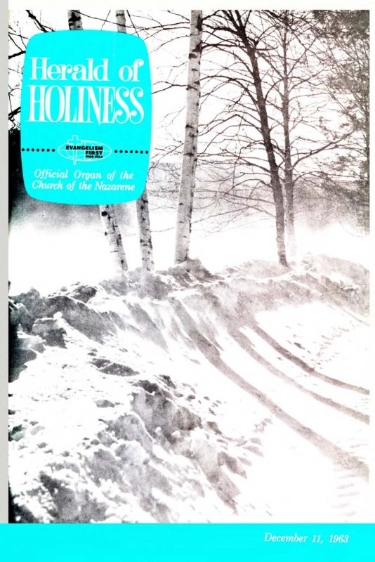 Herald of Holiness - December 11, 1963