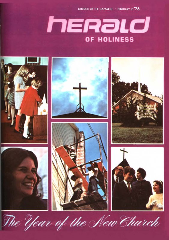 Herald of Holiness - February 15, 1976