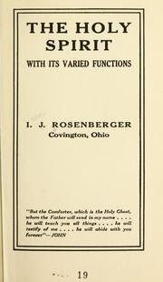 The Holy Spirit : with its varied functions